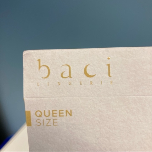 BACI Sz Queen After Dark  Lacy Panty Hose - Picture 4 of 6